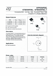 DataSheet STP55NF06L pdf